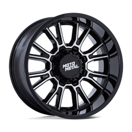 Alloy Wheel, MOTO Metal MO810 LEGACY, 18x9.0, ET 20, 8x180, 124.2, Black - EDK.ro