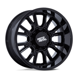 Alloy Wheel, MOTO Metal MO810 LEGACY, 18x9.0, ET 20, 8x180, 124.2, Black - EDK.ro