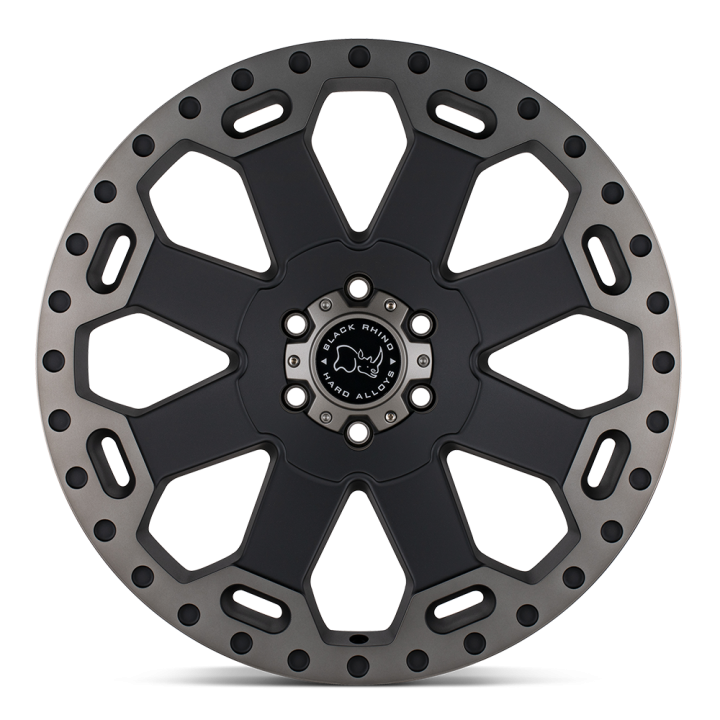Alloy Wheel, Black Rhino WARLORD, 17x9.0, ET -12, 8x180, 125.1, Black - EDK.ro