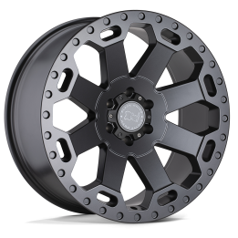 Jantă de Aluminiu, Black Rhino WARLORD, 17x9.0, ET -12, 8x180, 125.1, Gri Metalizat - EDK.ro