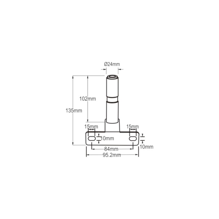 EC Approved LED Projector Integration Kit, Strands Pole Mount Side Fix - EDK.ro