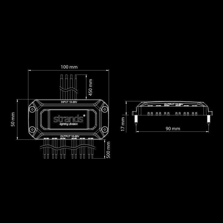 Kit Electric Pentru Proiectoare LED, Strands Strobe Controller Cruise Light - EDK.ro