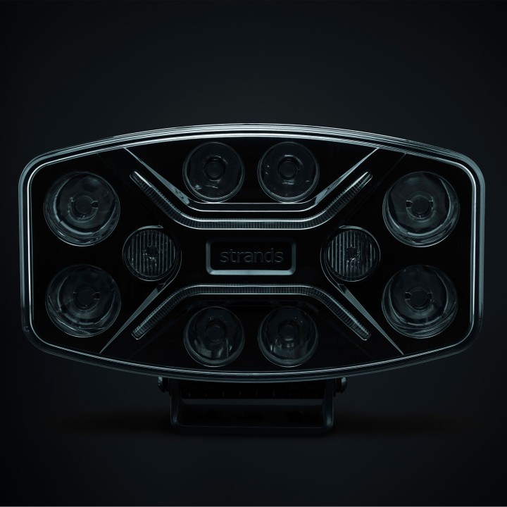 Proiector LED Omologat, Strands Dark Knight - EDK.ro