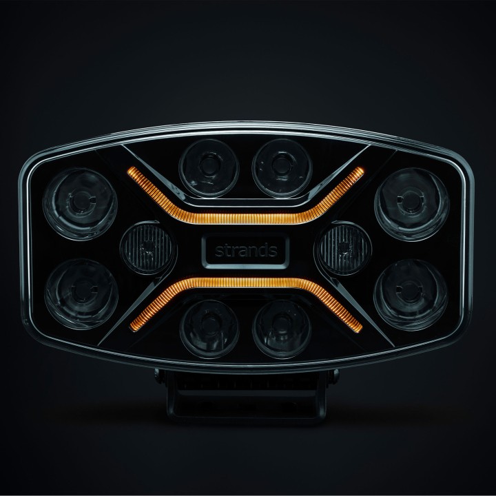Proiector LED Omologat, Strands Dark Knight - EDK.ro