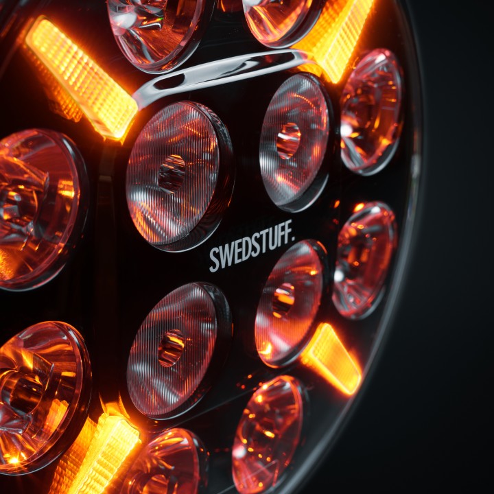 Proiector LED Omologat, Strands LDL-04 9" - EDK.ro