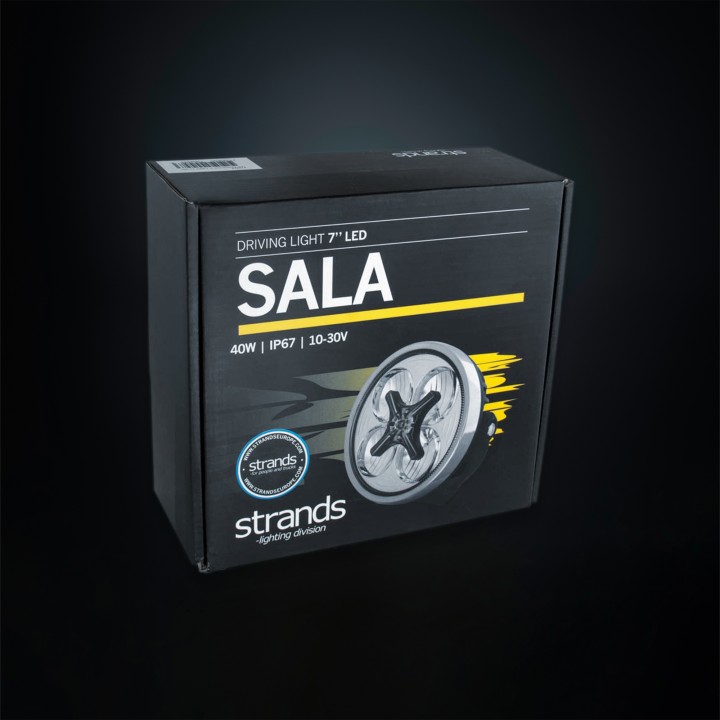 Proiector LED Omologat, Strands Sala 7" - EDK.ro