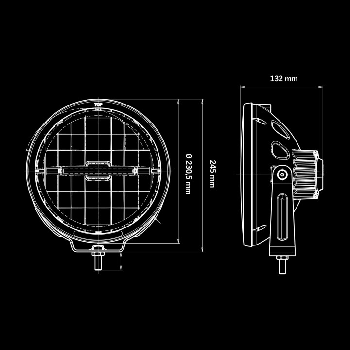 EC Approved LED Projector, Strands Ambassador Limited Edition 9" - EDK.ro