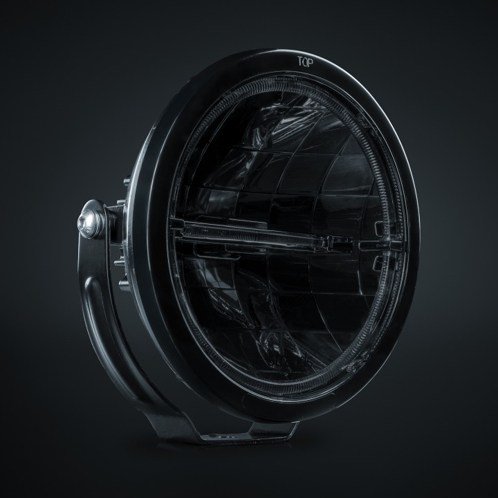 Proiector LED Omologat, Strands Ambassador Dark Edition 9" - EDK.ro