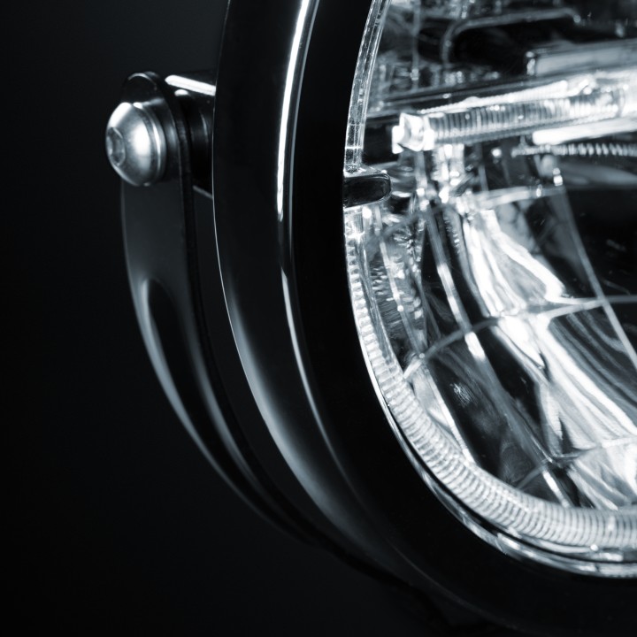 Proiector LED Omologat, Strands Ambassador Dark Edition 9" - EDK.ro