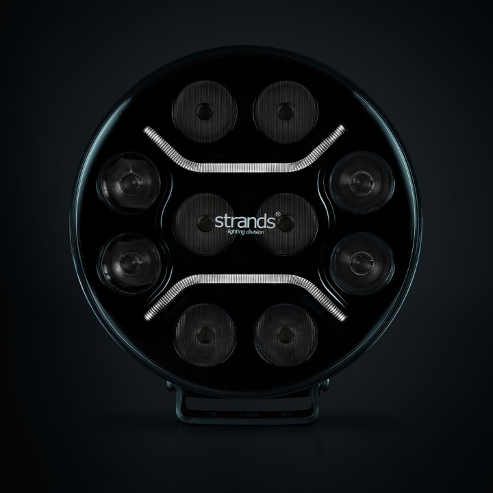 Proiector LED Omologat, Strands Dark Knight 9" - EDK.ro