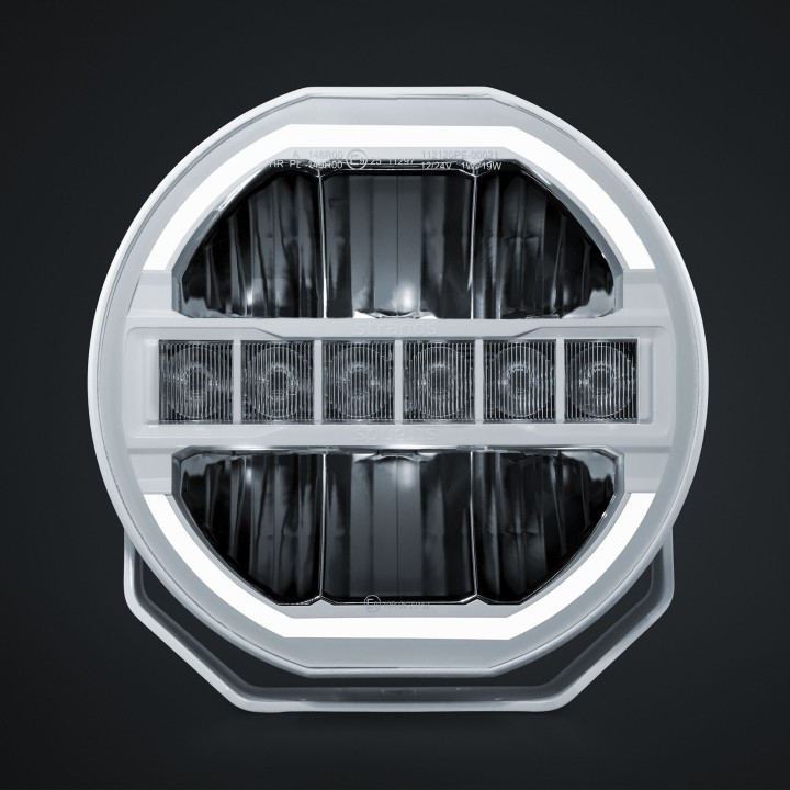 Proiector LED Omologat, Strands Siberia Skylord 9", Alb - EDK.ro