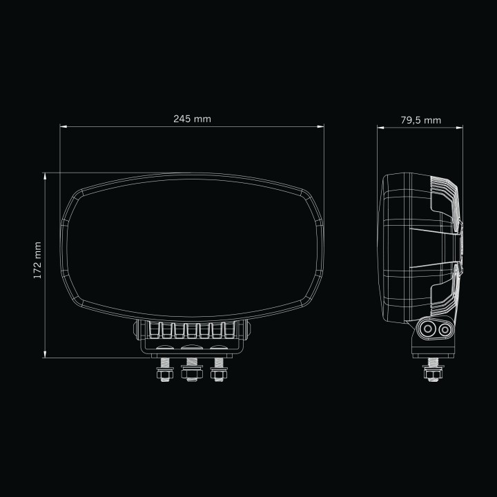 Proiector LED Omologat, Strands Firefly One - EDK.ro