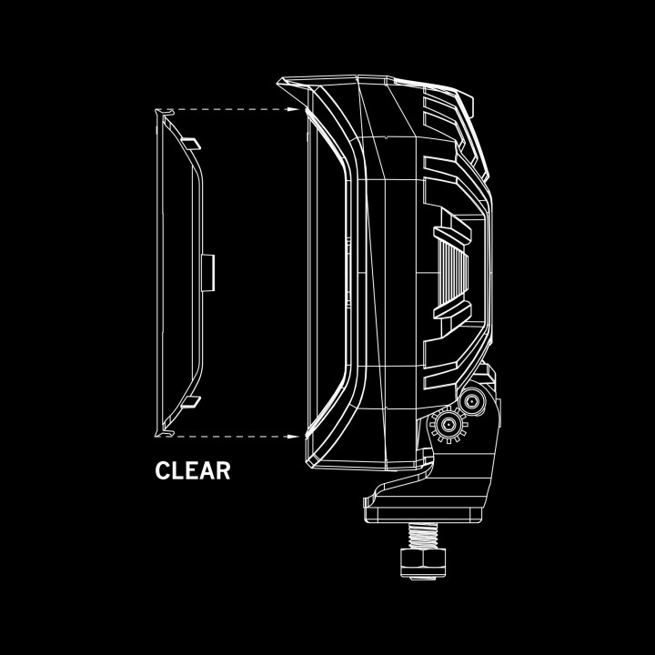 Capac Lentilă, Strands Siberia X, 4", Culoare Clear - EDK.ro
