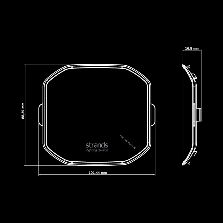 Lens Cover, Strands Siberia X, Color Black, 4" - EDK.ro