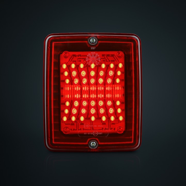 Lumină LED de Avertizare, Strands IZE LED, Roșu - EDK.ro