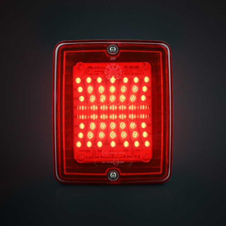 LED Warning Light, Strands IZE LED, Red - EDK.ro