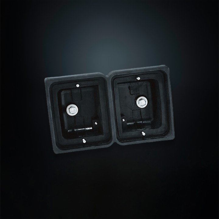 Rubber Housing, Strands IZE LED, Double - EDK.ro