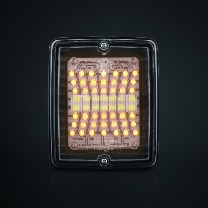 Lumină LED de Avertizare, Strands IZE LED, Transparent - EDK.ro