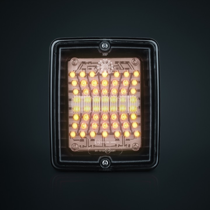 Lumină LED de Avertizare, Strands IZE LED, Transparent - EDK.ro