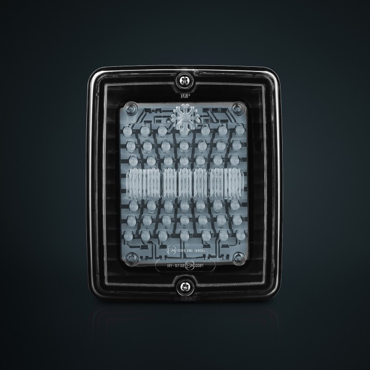 Lumină LED de Avertizare, Strands IZE LED, Transparent - EDK.ro