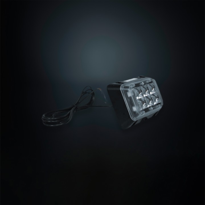 LED Warning Light, Strands Rectangular, Amber - EDK.ro