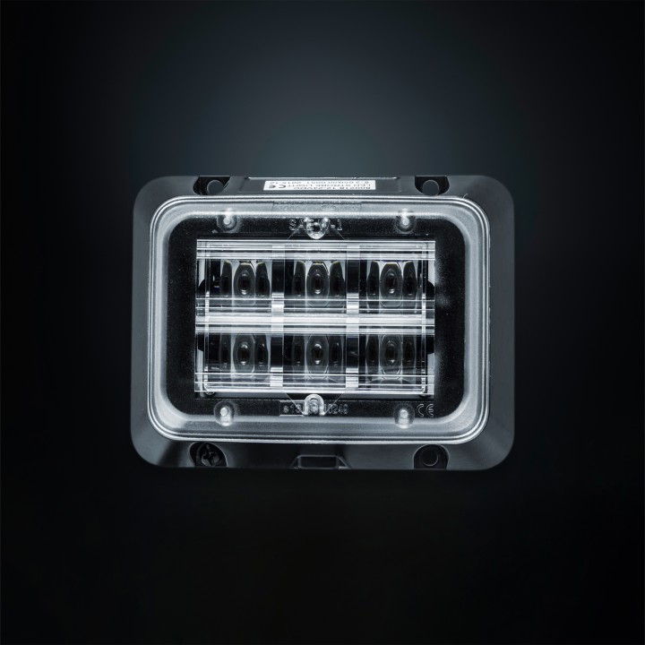 LED Warning Light, Strands Rectangular, Amber - EDK.ro
