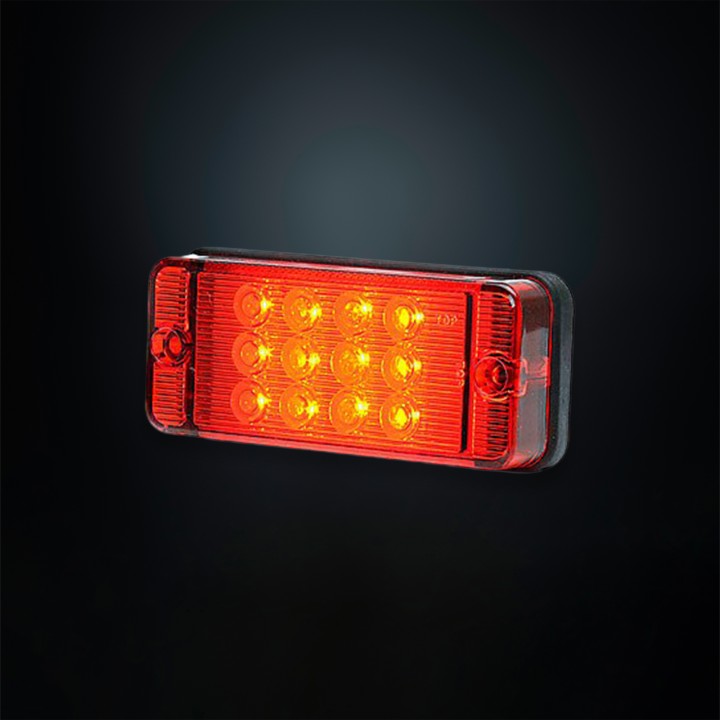 EC Approved LED Fog Light Projector, Strands Freedom Legacy, Red - EDK.ro
