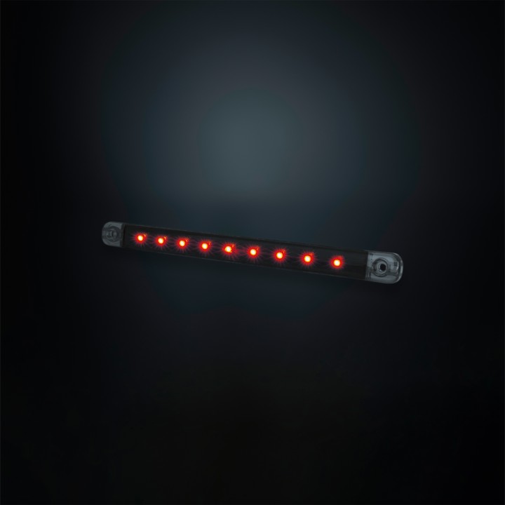 EC Approved LED Position Light Projector, Strands Dark Knight Slim 238mm - EDK.ro