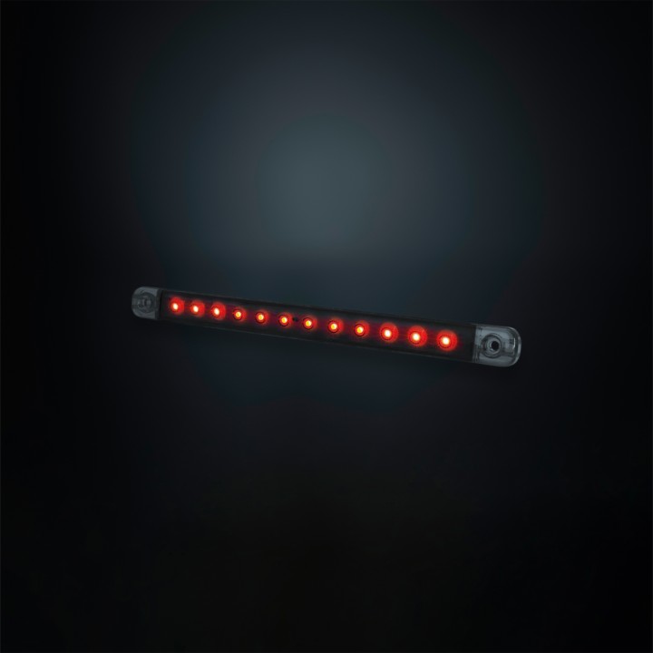 Lumină LED de Avertizare, Strands Dark Knight Slim 238mm - EDK.ro