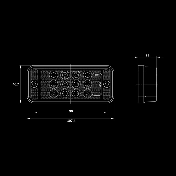 LED Interior Light, Strands, White - EDK.ro