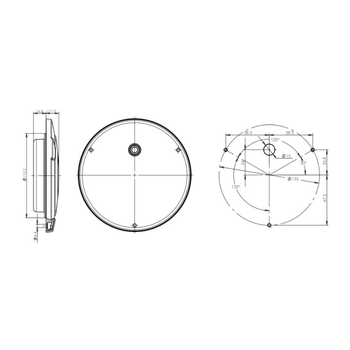 LED Interior Light, Strands 152mm, White - EDK.ro