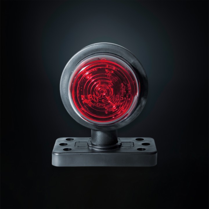 Proiector LED Omologat Pentru Poziții, Strands Viking, Roșu - EDK.ro