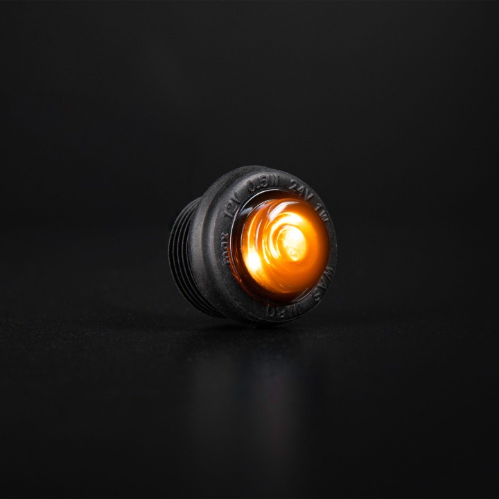 LED Warning Light, Strands Freedom Black Raven 29mm - EDK.ro