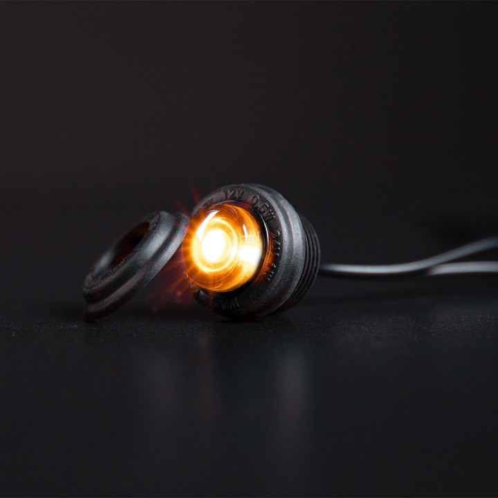 LED Warning Light, Strands Freedom Black Raven 29mm - EDK.ro