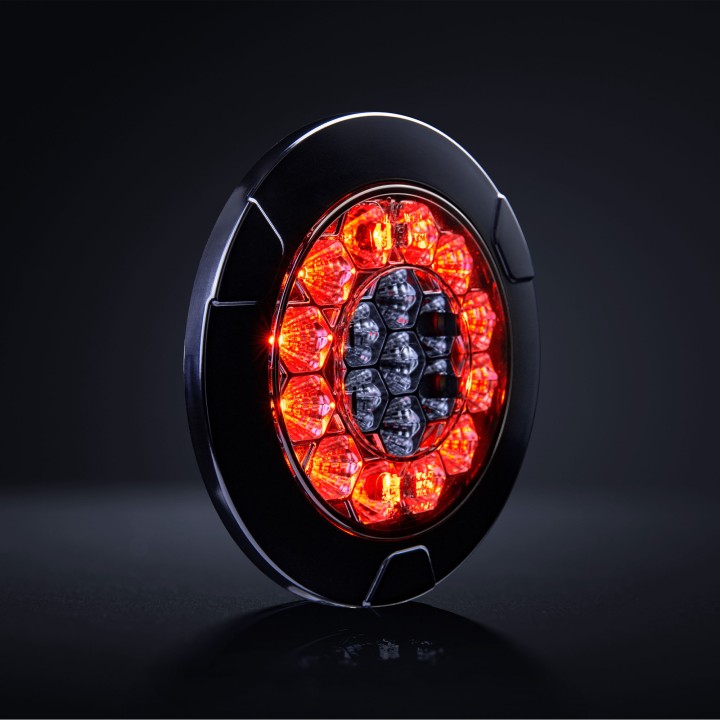 Lumină LED de Avertizare, Strands Freedom Black Raven 152mm - EDK.ro