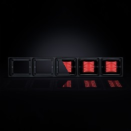 Kit de Integrare Proiectoare LED Omologate, Strands LED Frame IZE LED 5x Square - EDK.ro