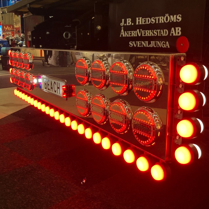 LED Warning Light, Strands, Clear - EDK.ro
