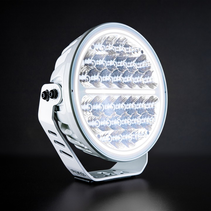 Proiector LED Omologat, Strands Siberia NR 9", Alb - EDK.ro
