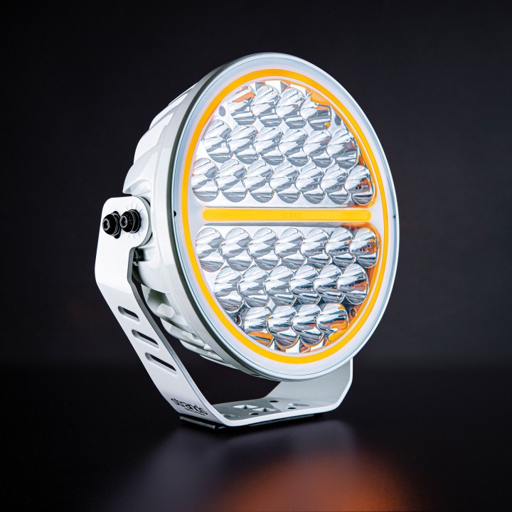 Proiector LED Omologat, Strands Siberia NRS 9", Alb - EDK.ro