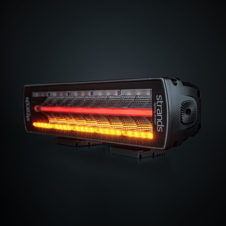 LED Warning Light, Strands Siberia DRT 12" - EDK.ro