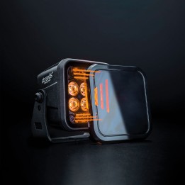 Proiector LED Omologat, Strands Dark Knight Fortex 38W, Chihlimbar - EDK.ro