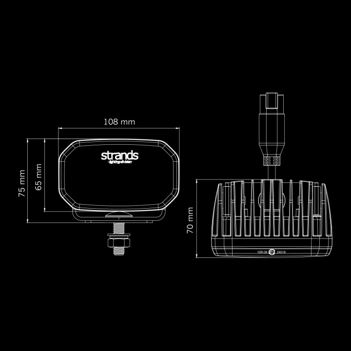 EC Approved LED Projector, Strands For9T 4" - EDK.ro