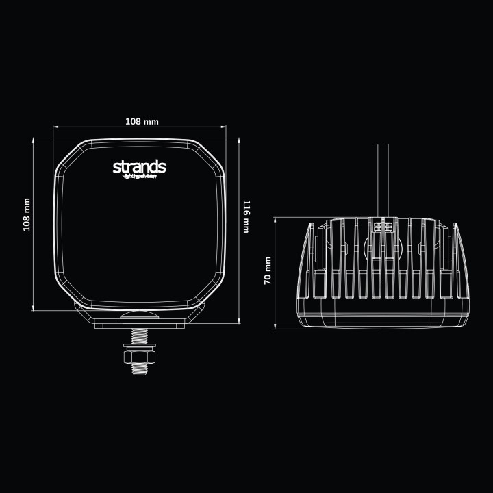 EC Approved LED Projector, Strands For9T 78W - EDK.ro
