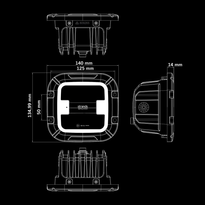 EC Approved LED Projector Integration Kit, Strands Heat Frame Siberia XP - EDK.ro