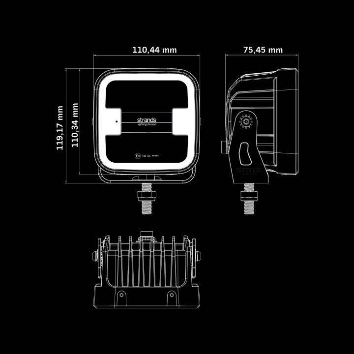 EC Approved LED Projector, Strands Siberia XP 70W - EDK.ro