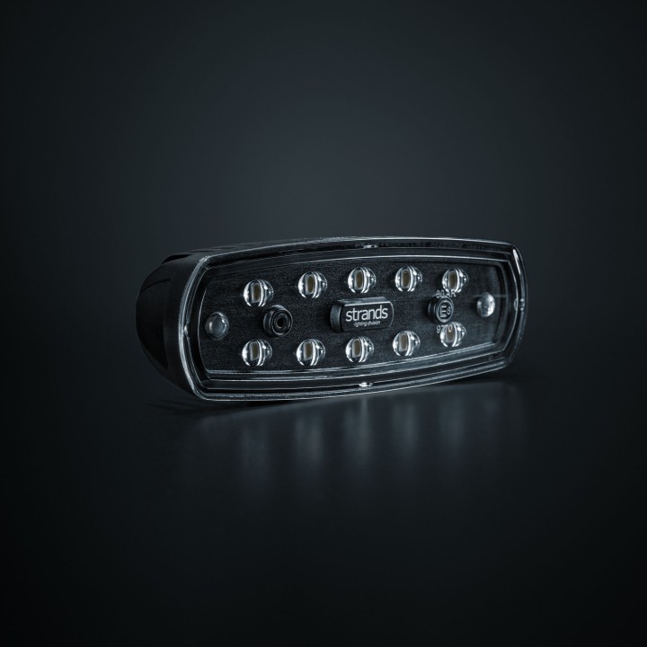 LED Warning Light, Strands Nuuk E-Line, Black, Power 13W - EDK.ro