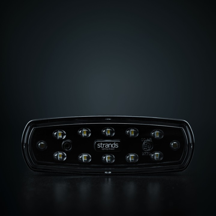 Lumină LED de Avertizare, Strands Nuuk E-Line, Negru, Putere 13W - EDK.ro