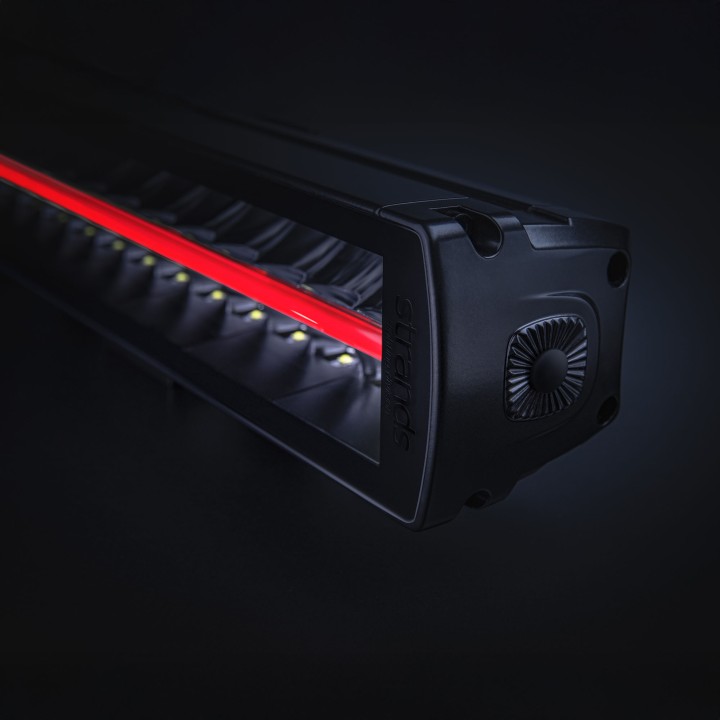 EC Approved LED Projector, Strands Siberia XP 12", Red - EDK.ro