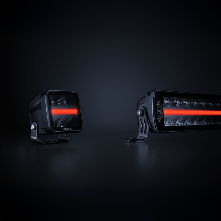 EC Approved LED Projector, Strands Siberia XP 12", Red - EDK.ro