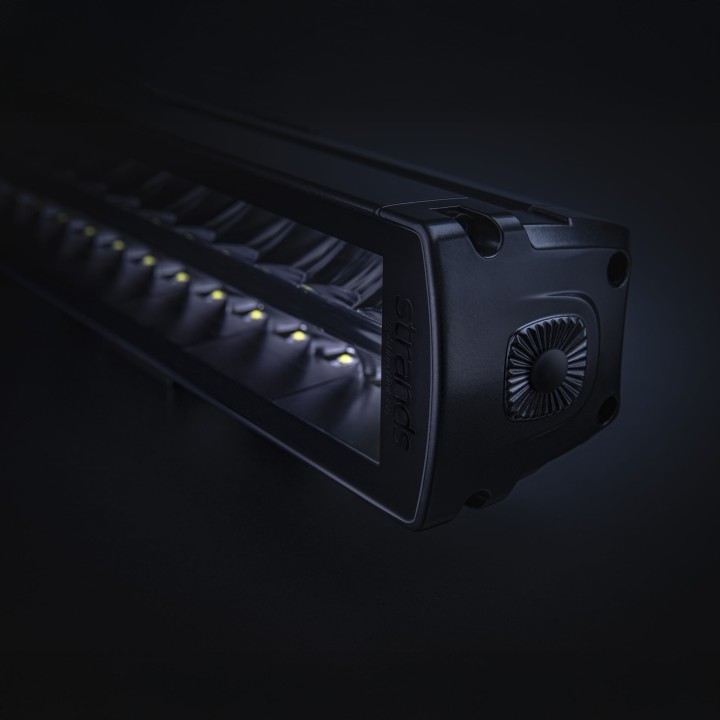 Proiector LED Omologat, Strands Siberia XP 12", Roșu - EDK.ro